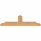 Ekena Millwork Portland Smooth Timber Gable Bracket, Western Red Cedar, 60"W x 20"H x 3 1/2"D x 5 1/2"F, 8/12 Pitch GBW060X20X0406POR00SWR - alternate 3